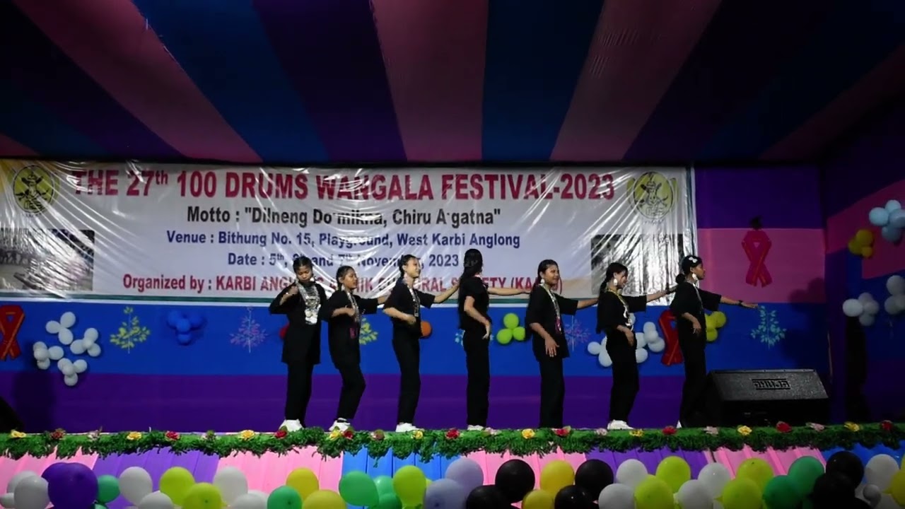 Rengthama no 9 group garo remixes dance..