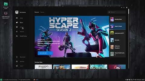 Instalace Epic Games Store přes Lutris (Manjaro Linux 20.2 Nibia)