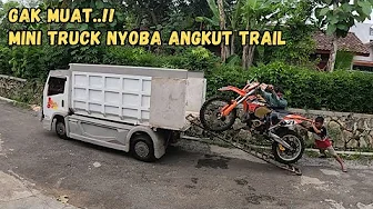CAN IT ENTER??? MINI TRUCK TRYING TO LOAD TRAIL