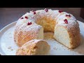 Angel Food Cake Recipe | baking asmr | Leftover Egg Whites Recipe | 3 MAIN Ingredients  jan's baking