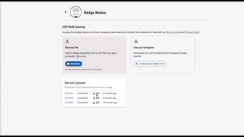 How to bulk issue a badge on Navigatr