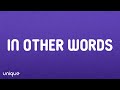 Ed Sheeran In Other Words Lyrics mp3