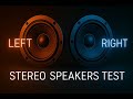Stereo Speaker Left And Right Stereo Speaker Sound Test Bass Treble Edition