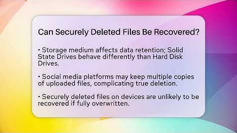 Can Securely Deleted Files Be Recovered? - Everyday-Networking