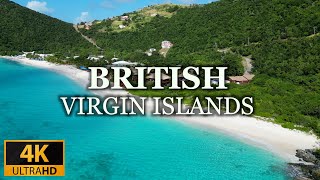 BRITISH VIRGIN ISLANDS 4K: RELAXING MUSIC & STUNNING SCENERY