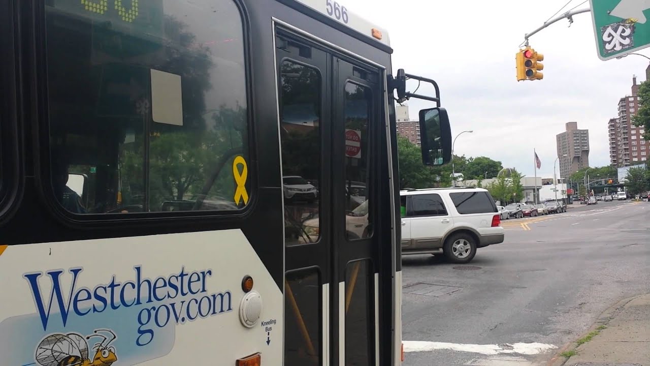 BeeLine Bus White Plains Bound Neoplan AN460 [566] Route 60 at US 1