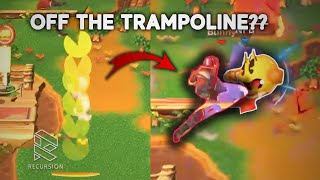 KNEE OFF THE TRAMPOLINE??