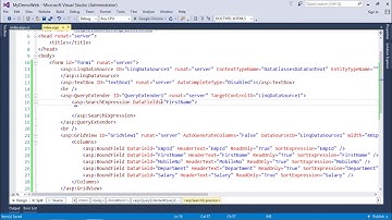 ASP.NET - QueryExtender Control