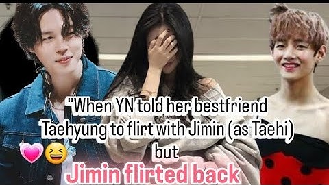 When YN Told Tae to Flirt with Jimin… But Jimin Flirted Back 😳 | BTS FF | #jiminff #jiminedit 