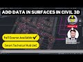 How to Add Data/Points in Surfaces | Smart Technical Hub UAE