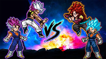 😱GOGETA UEI OP & VEGETTO UEI OP VS VEGETTO DBH OP & GOGETA XENO SSJ4 OP IN JUMP FORCE MUGEN