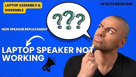 Hp Elite book 840 Speaker Replacement Video