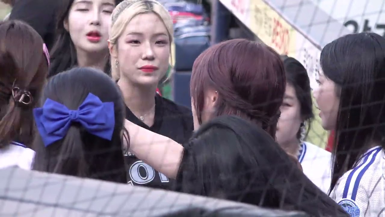 23.06.09 라이온즈파크 삼성 라이온즈 최홍라 치어리더 그라운드 오프닝 치어리더 합동공연 전 대기 직캠