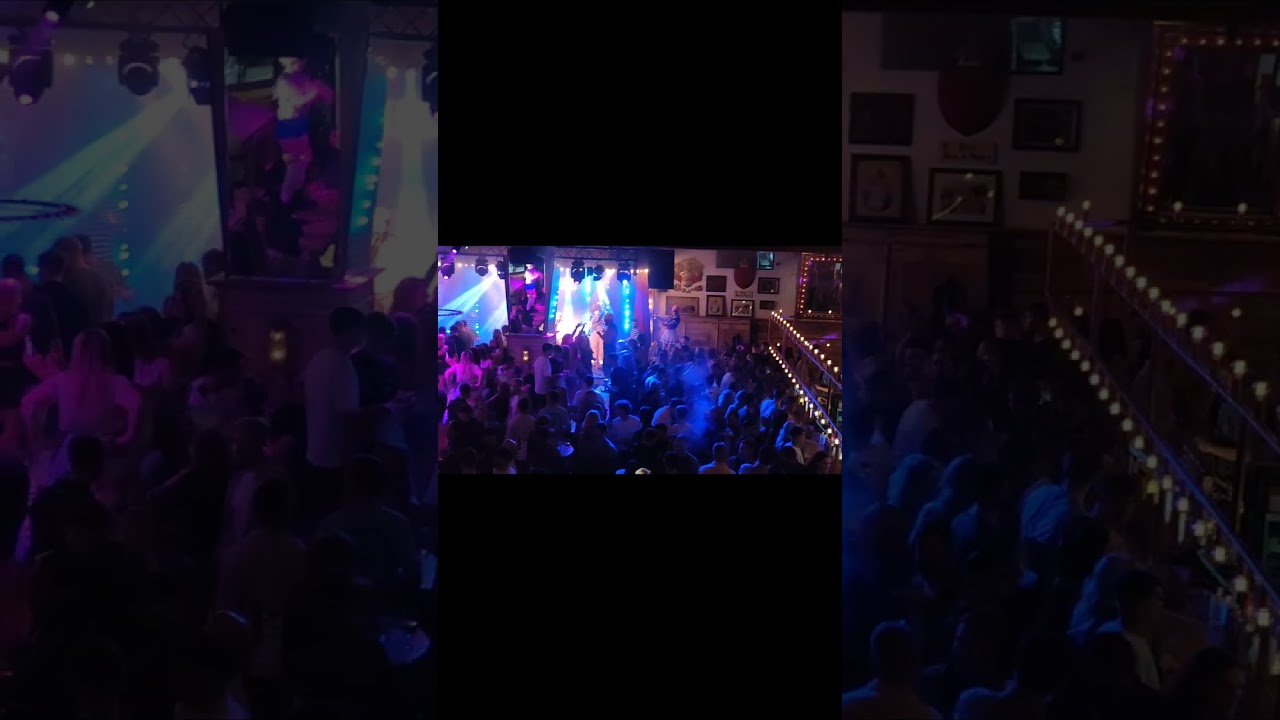 Live music bar performance in Liverpool city center