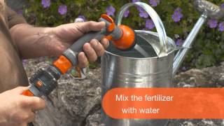 GARDENA Water Smart Flow Meter - Connect to hose-on fertilisers!