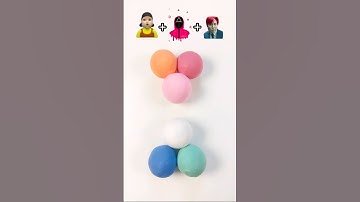 Guess the mixed colors of Squid Game #satisfying #squidgame2 #thanos #mixing #colormunimix