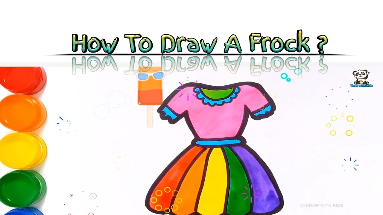 draw the frock