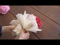 꽃다발  앞면 포장법 flower wrapping