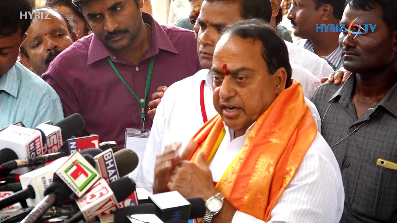 newspaper mockup Minister Indrakaran Reddy at Ujjaini Mahankali Bonalu 2019 Secunderabad