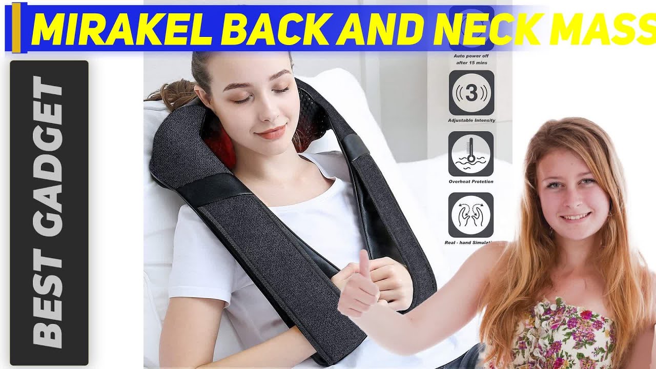 Mirakel Neck Massager, Back Massager with Heat, Electric Shoulder