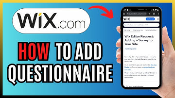 HOW TO ADD A QUESTIONNAIRE TO WIX WEBSITE 2025!