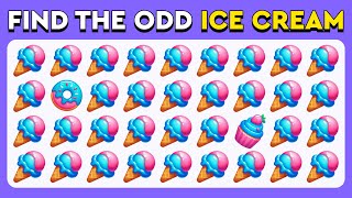 Find the ODD One Out - Sweets Edition 🍰🍨🍭 | Easy, Medium, Hard Levels Quiz screenshot 1