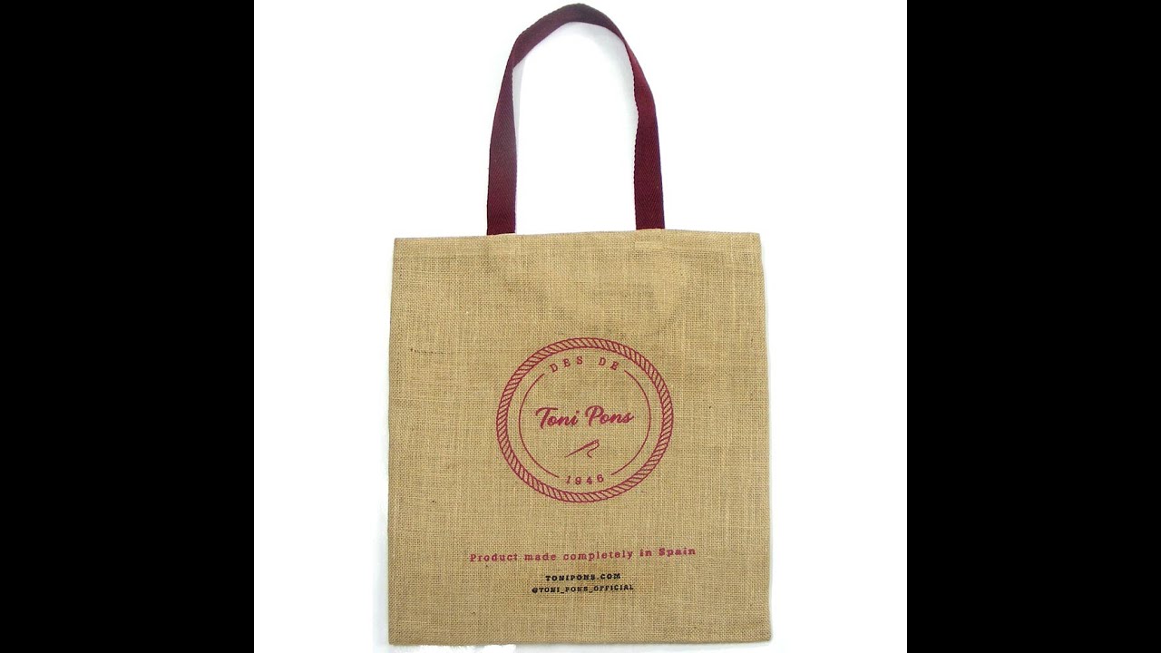 Unlaminated Jute Tote Bag manufactured by Oriental Overseas Exports YouTube