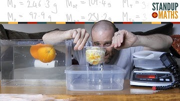 Why do whole oranges float, but peeled oranges sink?