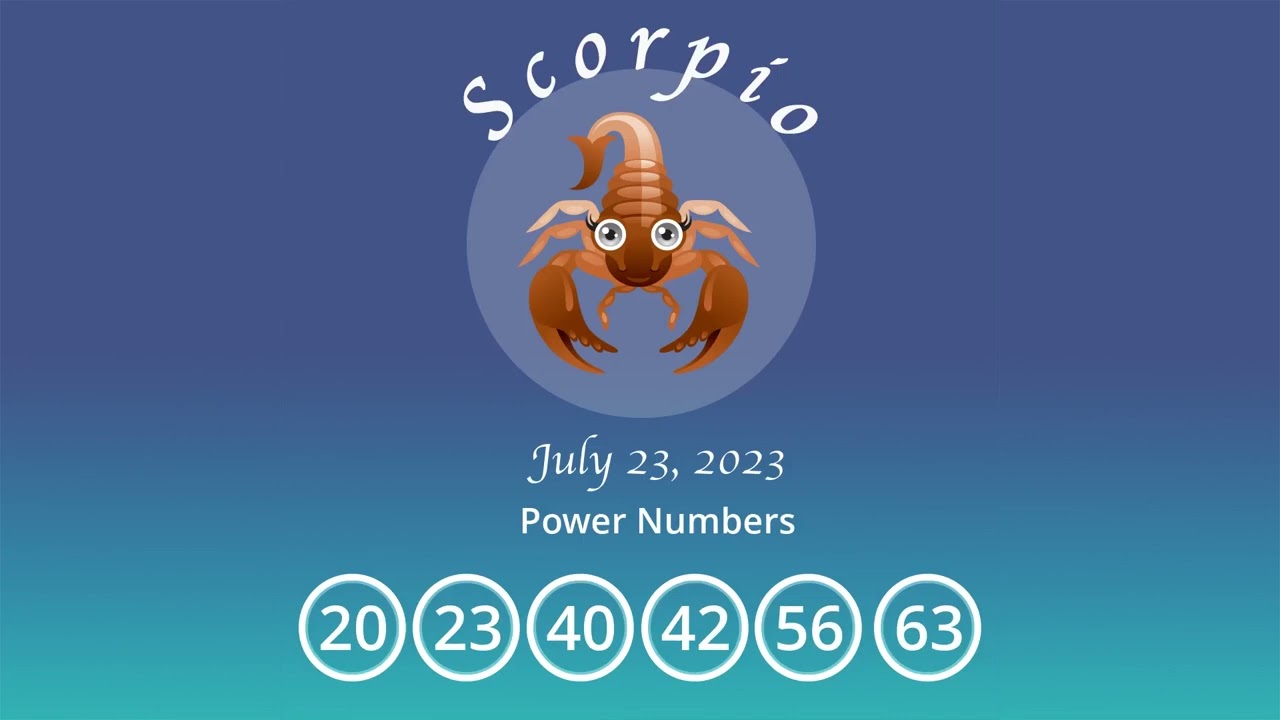 Scorpio horoscope for July 23, 2023