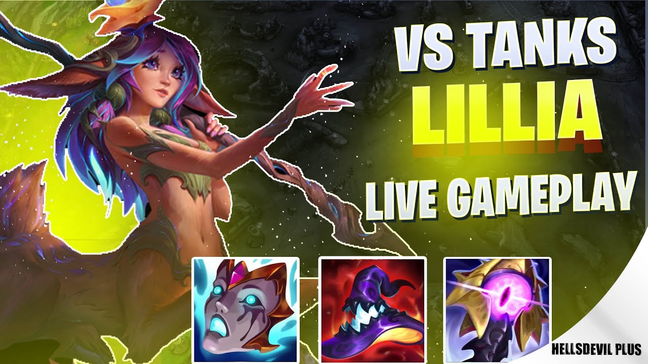 Лиллия против танков = ОГРОМНЫЙ УРОН! - Геймплей Wild Rift HellsDevil Plus