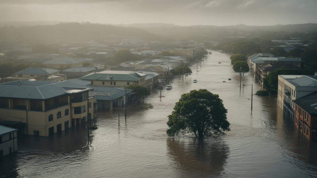 Brisbane Streets Turned Into Rivers After Flooding Rain