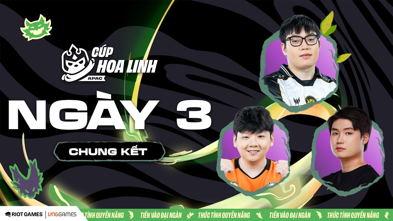 🔴 NGÀY 3 – GIẢI ĐẤU NGOẠI HẠNG APAC: CÚP HOA LINH | RRQ YBY1, VP MILO, VIC1 | ĐTCL MÙA 18