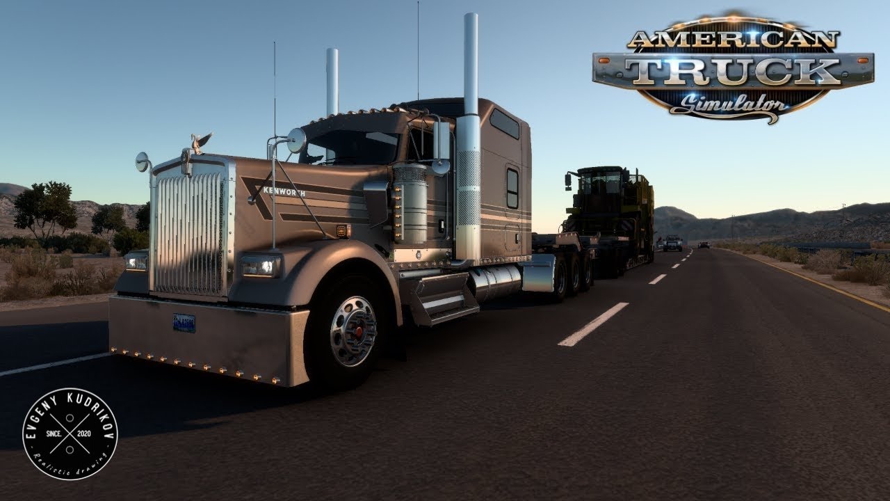 American Truck Simulator №24 на чиле