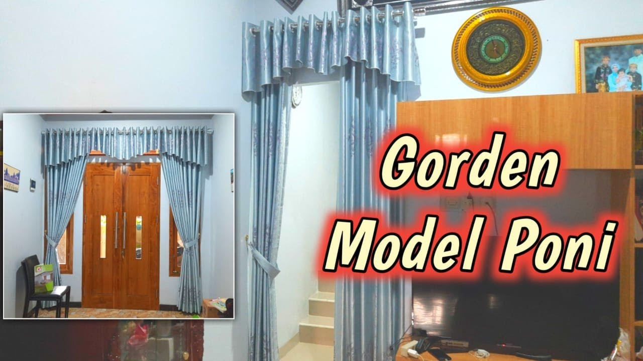 CARA PASANG GORDEN MODEL PONI MOTIF CLASSIC | PesanGorden.id