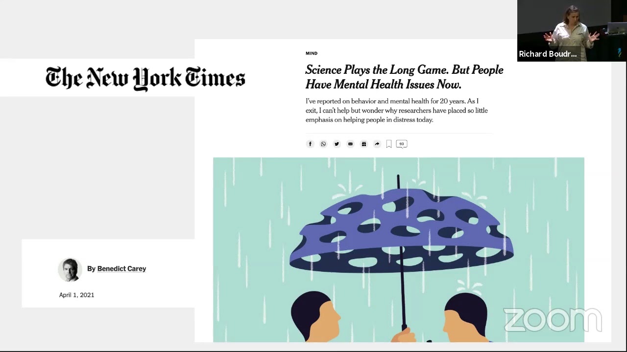 2021 Friday Evening Lecture with Anne Harrington