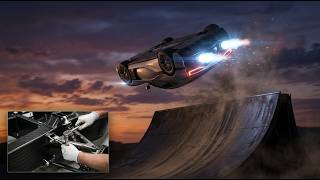 Elon Musk's Flying Car Tesla Roadster How Is It Built From Zero AI Concept 🚀  ASMR Build