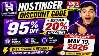 Best Hostinger Promo Code 2026 🔥 | No Fake – Real Deal May 19, 2026