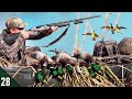 MALLARD Limit in TOUGH Conditions! (All Drakes) | 28 Gauge Duck Hunting