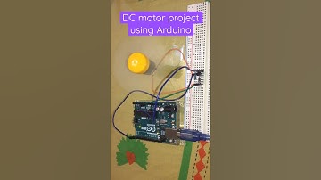 DC Motor @Arduino Project #engineering #shorts #youtubeshorts #college #robotics