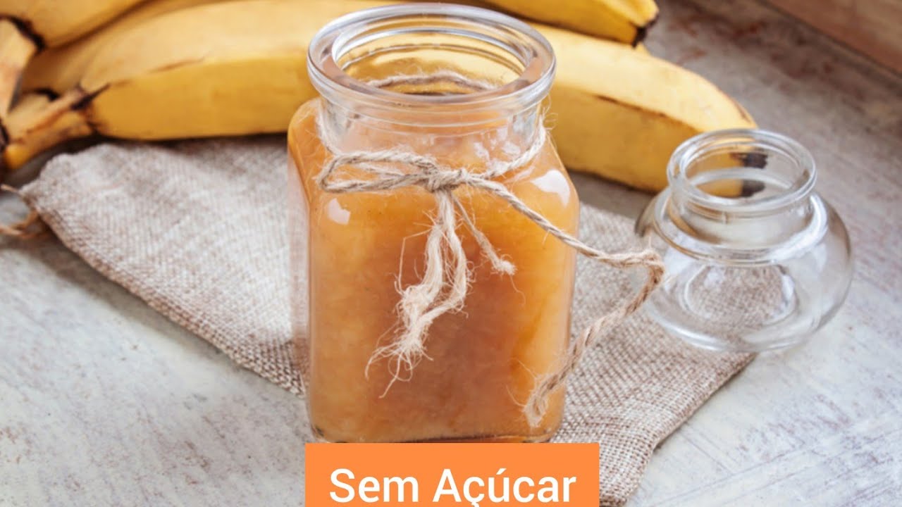 Geleia artesanal de banana com chocolate sem conservantes 250g Zach