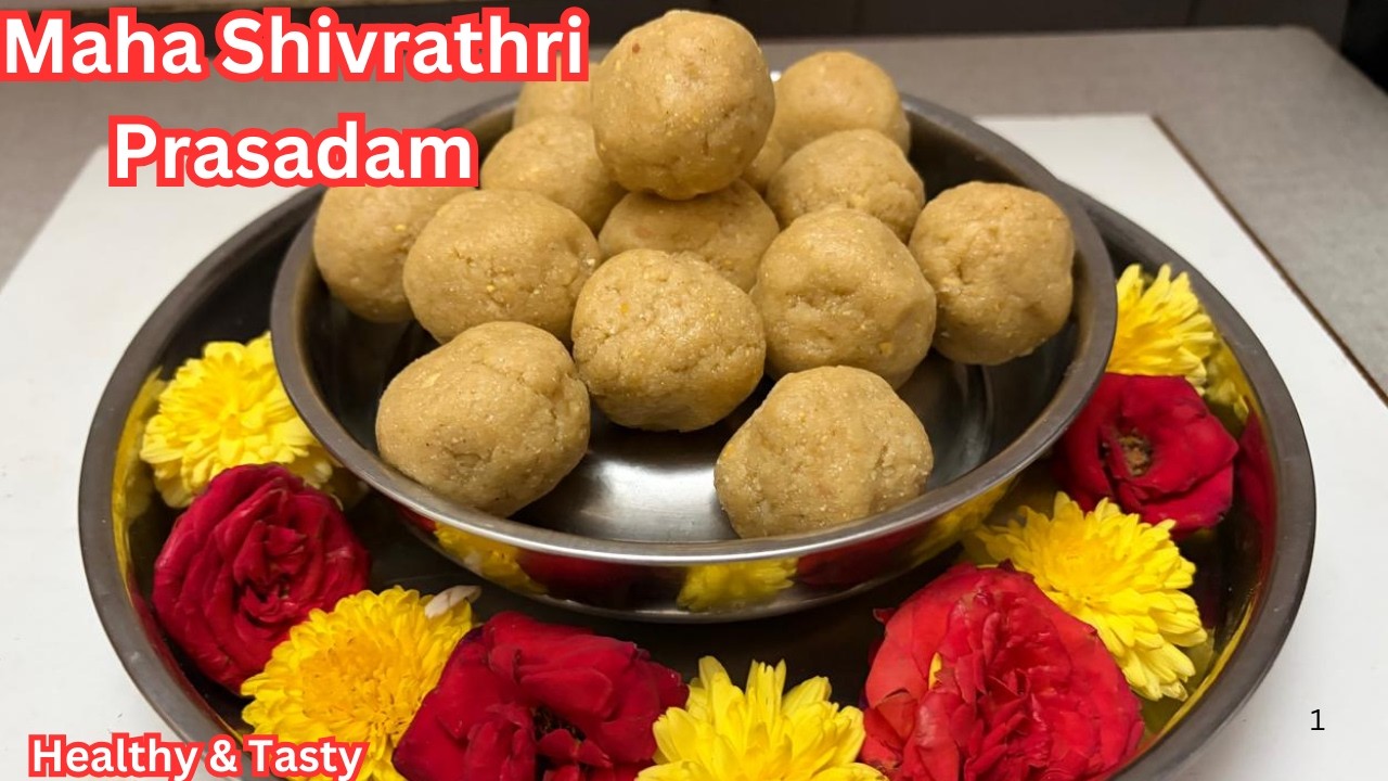 மகா சிவராத்திரி ஸ்பெஷல் பிரசாதம் 2026 | Tasty and healthy பிரசாதம் |