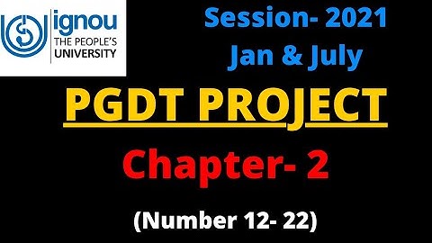 PGDT 5 Project 2021 Chapter-2 (Part-2)