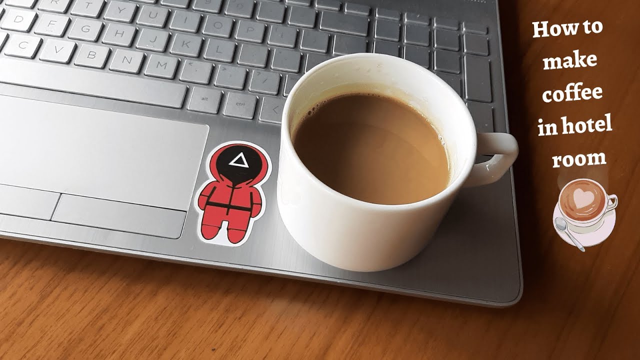 How to make coffee in hotel room? Coffee in electric kettle ASMR