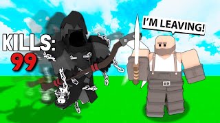 SPAWN KILLING people until they RAGE QUIT (roblox bedwars)