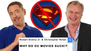 Robert Downey Jr. \& Christopher Nolan Answer The Web's Most Searched Questions | BONUS