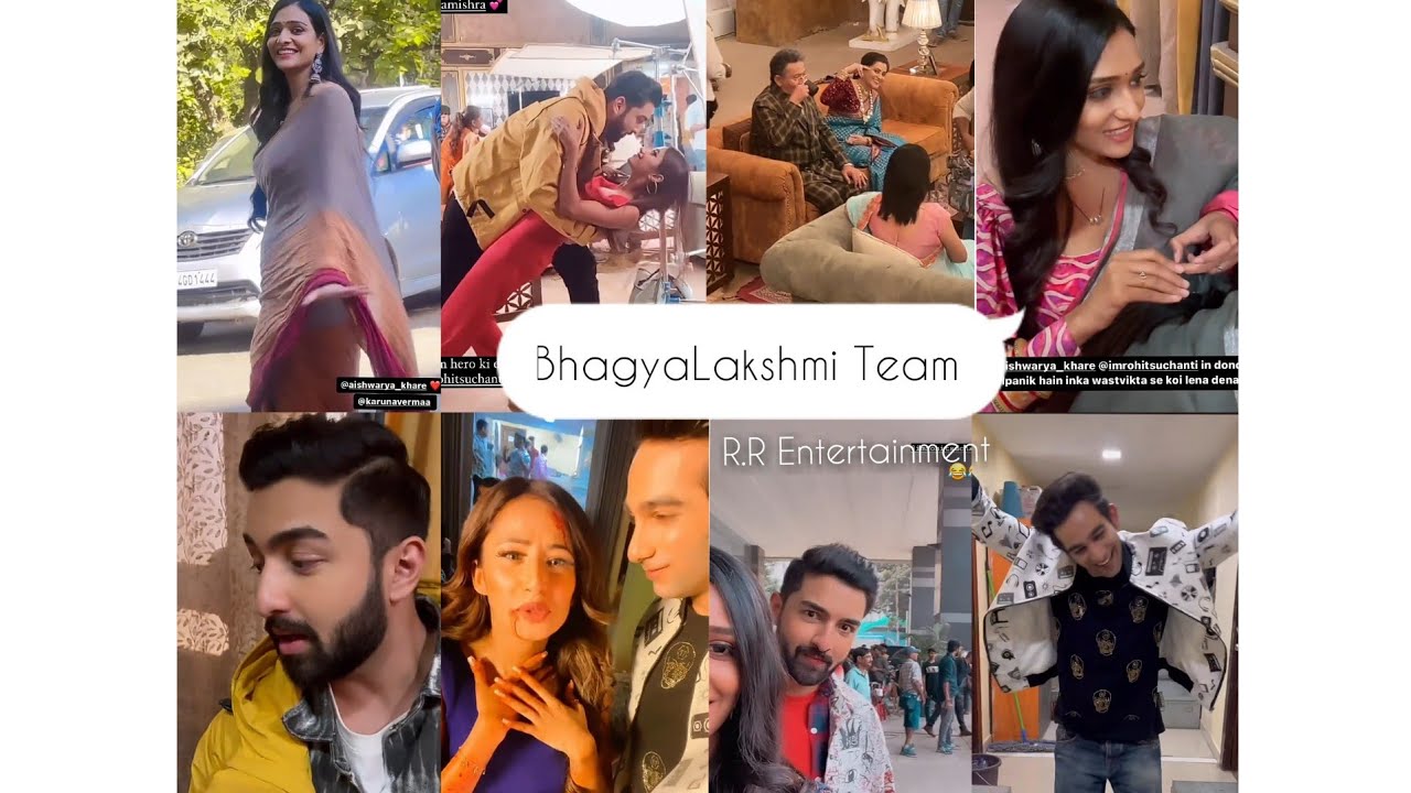 BhagyaLakshmi Team Video Behind The Scenes (Aishwarya Khare& Rohit Suchanti)