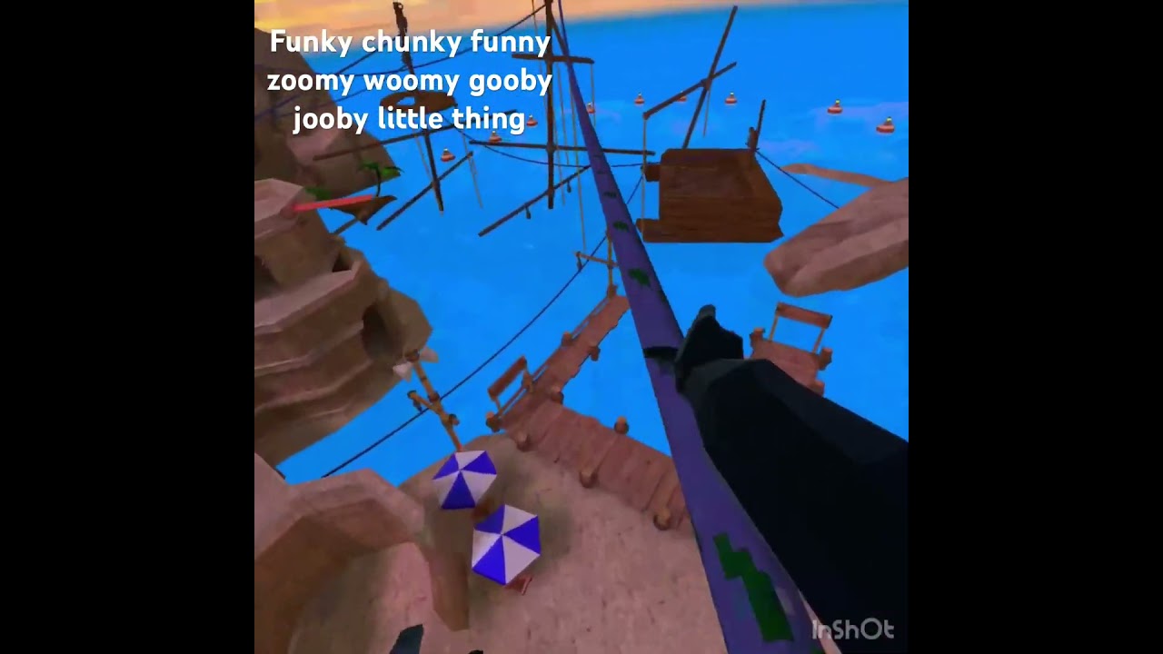 I found a way to fling across the map in the new gorilla tag beach map!