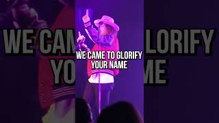 Glorify - Jordan Feliz LIVE with lyrics ✝️ #Worship #Jesus #ChristianMusic #Shorts