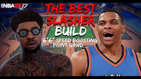 NBA 2K17 | The BEST SLASHER BUILD for MyPark | Speed Boosting Slasher 6