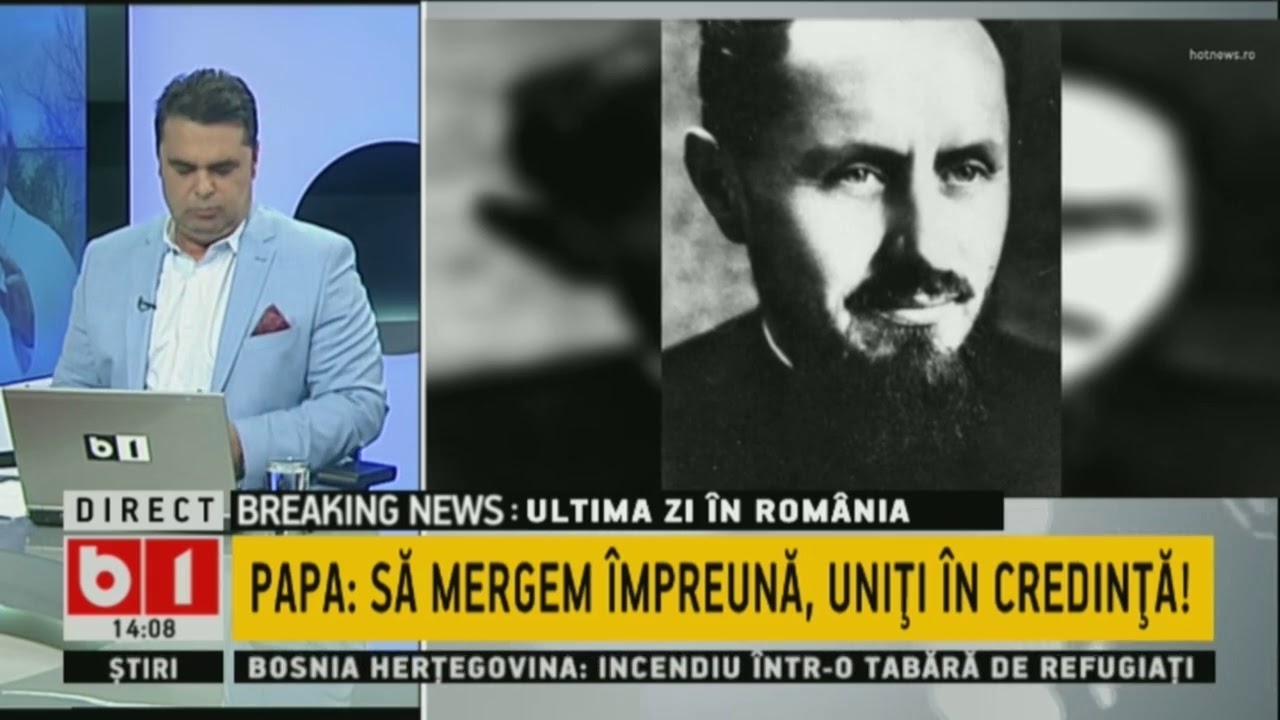 TALK B1: PAPA FRANCISC UN NOU INDEMN LA UNITATE, 2 IUN 2019 newspaper mockup
